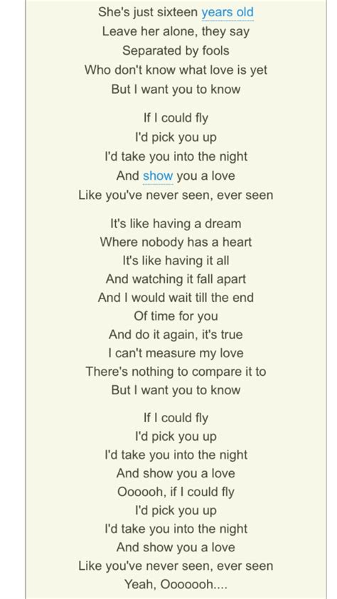 into the night lyrics